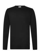 Basic O-Neck Tee L/S Black Lindbergh