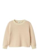 Nmfnadie Ls Loose Knit Lil Pink Lil'Atelier