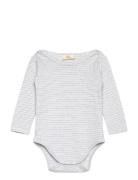 Striped Long Sleeve Body Grey Copenhagen Colors