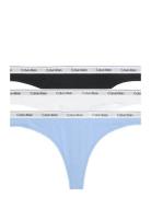 Thong 3Pk Blue Calvin Klein