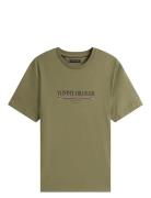 Brand Love Hilfiger Tee Khaki Tommy Hilfiger