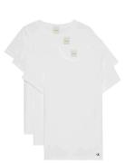 Cotton Tee 3Pk White Calvin Klein