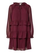 Yaschifa Ls Dress - Ka Burgundy YAS