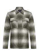 Ombre Check Overshirt Green Lyle & Scott