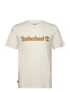 Linear Logo Short Sleeve Tee Cream Timberland