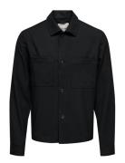 Onsmiro Tailored Reg 0346 Overshirt Frml Black ONLY & SONS