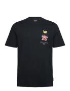 Rose And Crown Graphic T-Shirt Navy Lyle & Scott