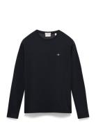 Slim Shield Ls T-Shirt Black GANT