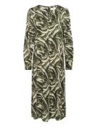 Crbeva Dress Green Cream