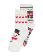 Kogchristmas 2-Pack Sock Box Acc White Kids Only