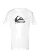 Ev Comp Logo Ss Youth White Quiksilver