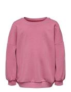 Kmggeorgia Life Ls Print Ub Swt Noos Pink Kids Only