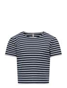 Kognella Striped S/S O-Neck Top Jrs Noos Navy Kids Only