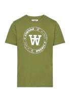 Ola Tirewall T-Shirt Gots Green WOOD WOOD