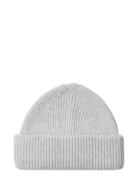 Slhmason Merino Sailor Wool Beanie Grey Selected
