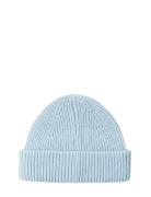 Slhmason Merino Sailor Wool Beanie Blue Selected