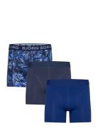 Cotton Stretch Boxer 3P Navy Björn Borg
