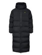 Welded Longline Puffer Jacket Black Lyle & Scott