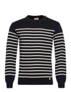 Striped Mariner Sweater "Molène" Navy Armor Lux