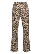 Trousers Jersey Flare Brushed Beige Lindex