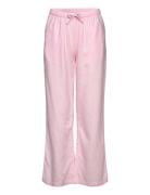 Trousers Linen Blend Pink Lindex