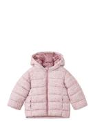 Floral Hooded Anorak Pink Mango