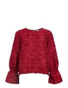 Objdaria Re L/S O-Neck Top 140 Red Object