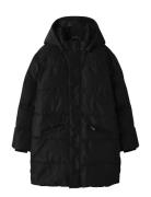 Nkfmedow03 Puffer Jacket Long Fo Black Name It