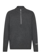 Jornorrebro Knit Half Zip Jnr Grey Jack & J S