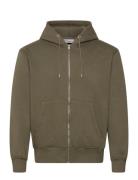 Recycled Zip Hoodie Sweat Green Lindbergh