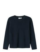 Nkmnesolle Ls Pullover Knit Noos Navy Name It