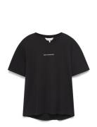 Mschterina Organic Small Logo Tee Black MSCH Copenhagen