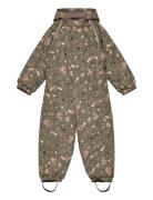 Polyester Baby Suit - Aop Khaki Mikk-line