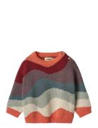 Jacquard Pullover Knud Red Wheat
