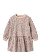 Sweat Dress L/S Zenia Pink Wheat