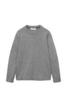 Essential Cotton-Blend Sweater Grey Mango