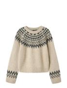 Nlfneenla Ls Short Knit Beige LMTD