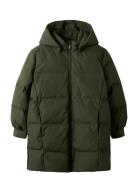 Nkfmusk Puffer Jacket Long Tb Khaki Name It