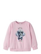 Nmfvenus Ls Nreg Sweat Bru Pink Name It