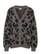 Nmflynn L/S V-Neck Knit Cardigan Noos Grey NOISY MAY
