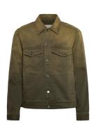 Wwivan Denim Jacket Khaki WOOD WOOD