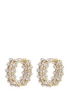 Sprinkles Tripple Crystal Ring Ear Gold SNÖ Of Sweden