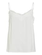 Vicava New Lace Singlet - Noos White Vila