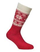 Winter Alpaca 1-Pack Red Alpacasocks&Co