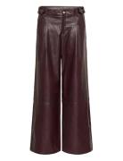 Culilli Pu Pants Burgundy Culture