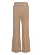Vmtessa Hr Wide Corduroy Pants Ga Noos Beige Vero Moda