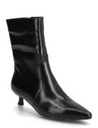 Biajessica Zip Boot Faux Leather Black Bianco