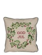 Cushion X-Mas Grs Cream Noble House