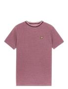 Two T Waffle T-Shirt Pink Lyle & Scott