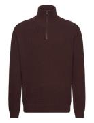 Wblass Wool Half-Zip Brown Woodbird
